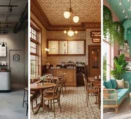 So Sánh Phong Cách Thiết Kế Quán Cà Phê: Industrial vs Vintage vs Tropical (Bảng Giá)