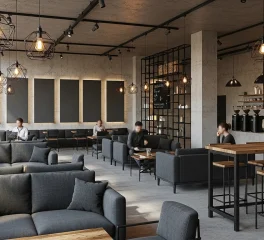 Xu Hướng Thiết Kế Quán Cà Phê 2026: Industrial, Chill, Acoustic Lên Ngôi