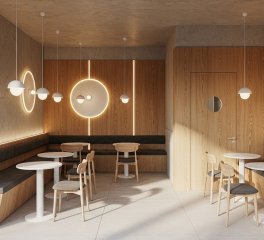 Xu Hướng Vật Liệu & Màu Sắc Quán Trà Sữa 2026: 7 Tông Pantone “Gây Nghiện” Tăng Check-in