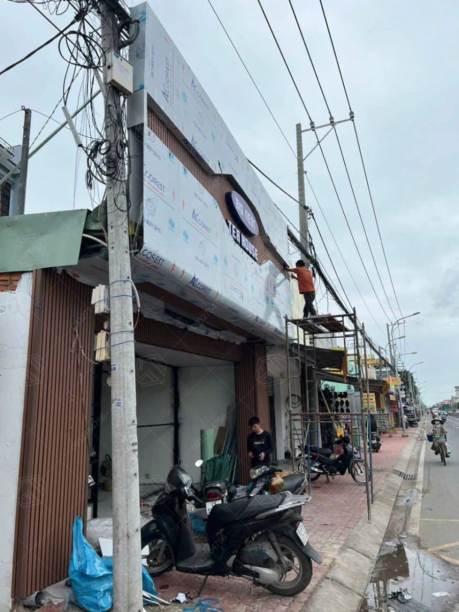 Bàn giao và nghiệm thu quán trà sữa Anh Tuấn