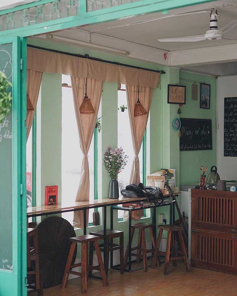Thiết kế quán cà phê không gian xưa