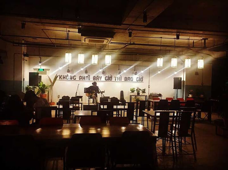 Quán cafe Acoustic quận Bình Thạnh