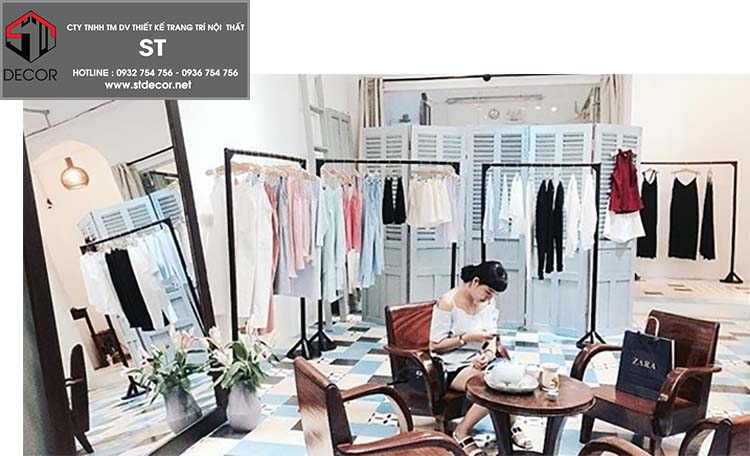 thiết kế shop quần áo online