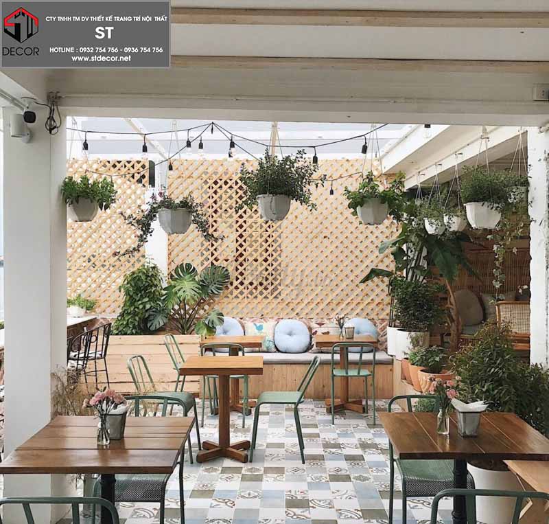 Mô hình quán cafe cây xanh Sự kết hợp hoàn hảo giữa không gian xanh và  thưởng thức cafe